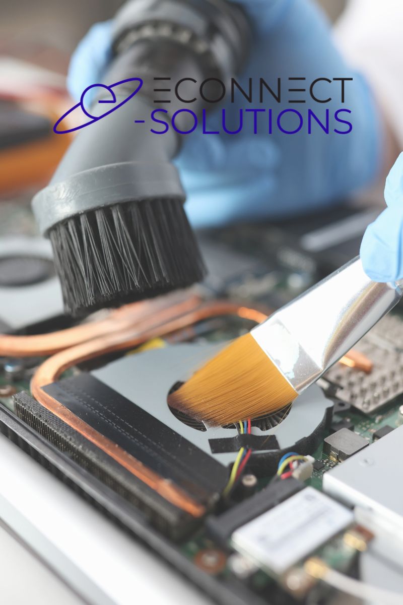 Dépoussiérage et nettoyage PC chez eConnect-Solutions à Anse
